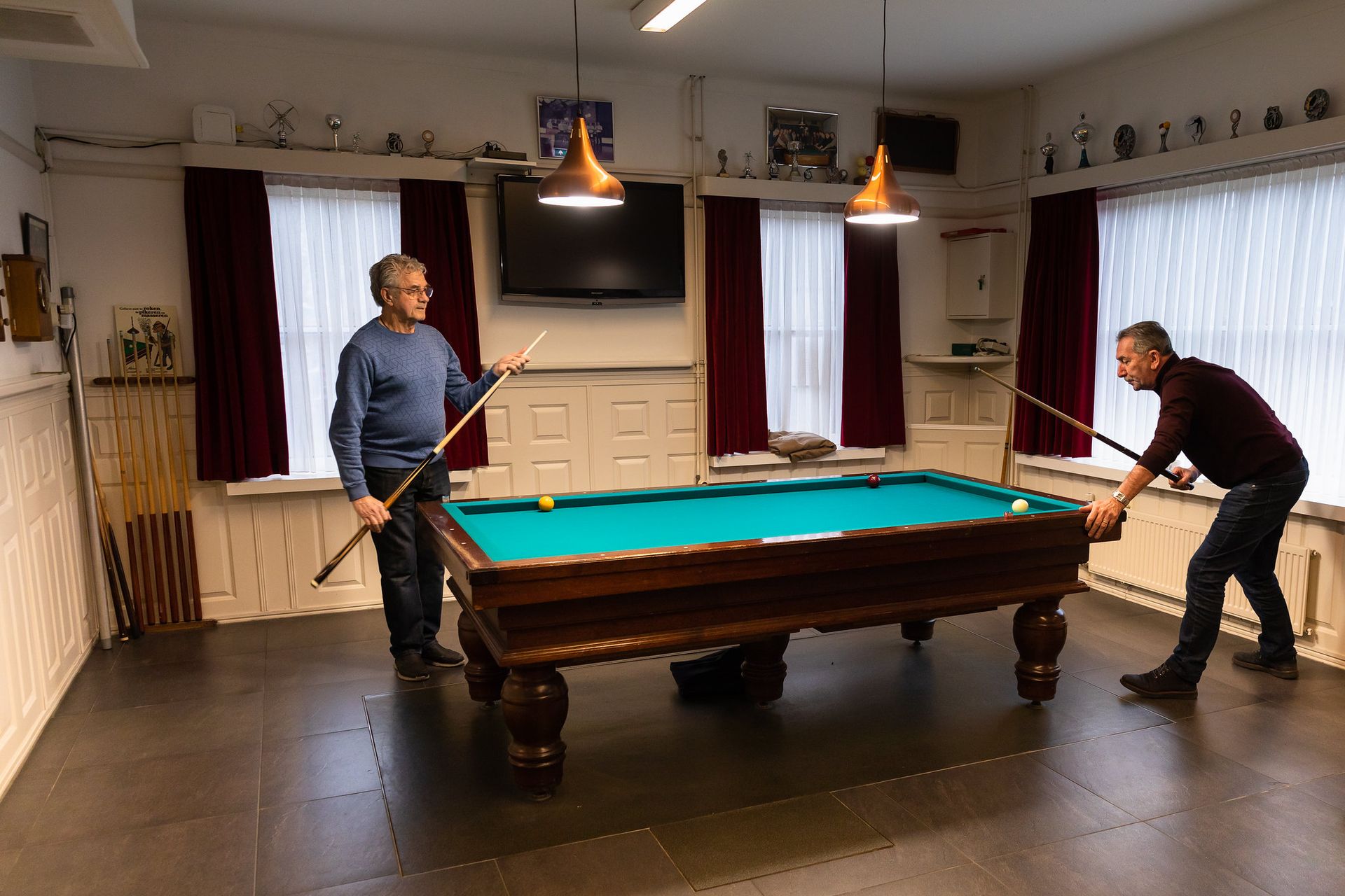 Dorpshuis pooltafel